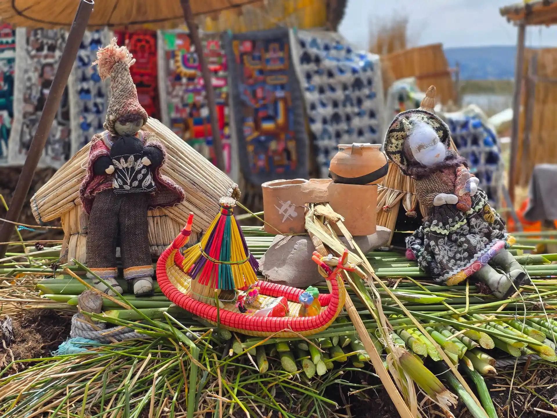 Tejidos artesanales de Taquile