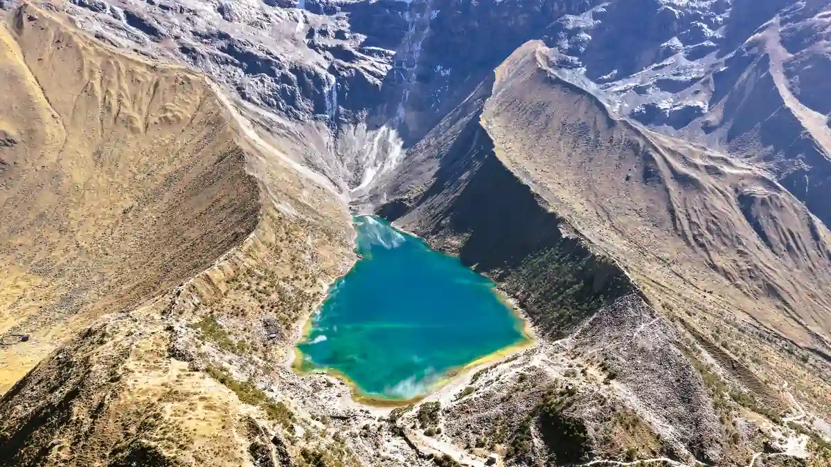 Vista espejo Laguna Humantay